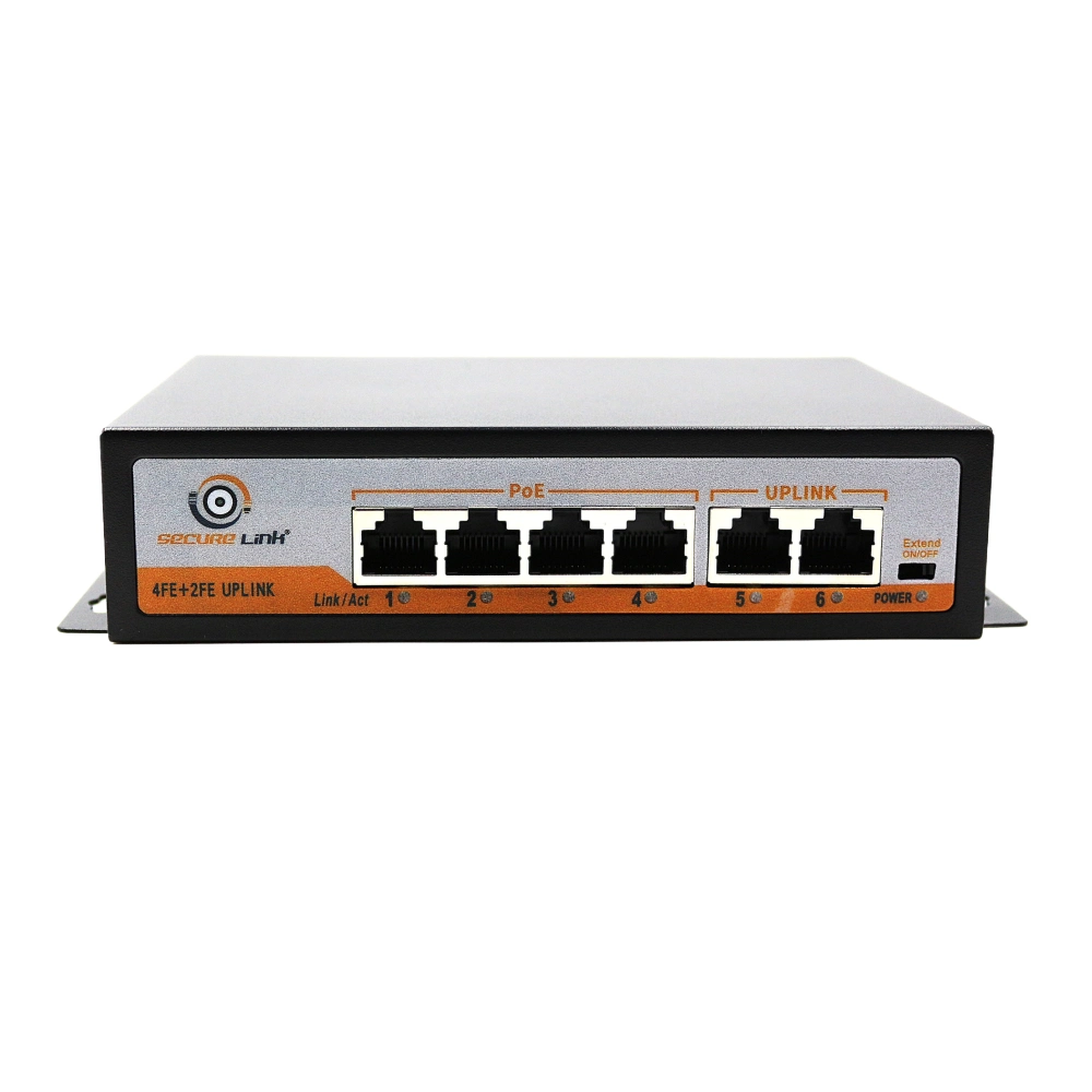 Securelink Poe Switch 4 Port (4 FE + 2 FE Port) view 2